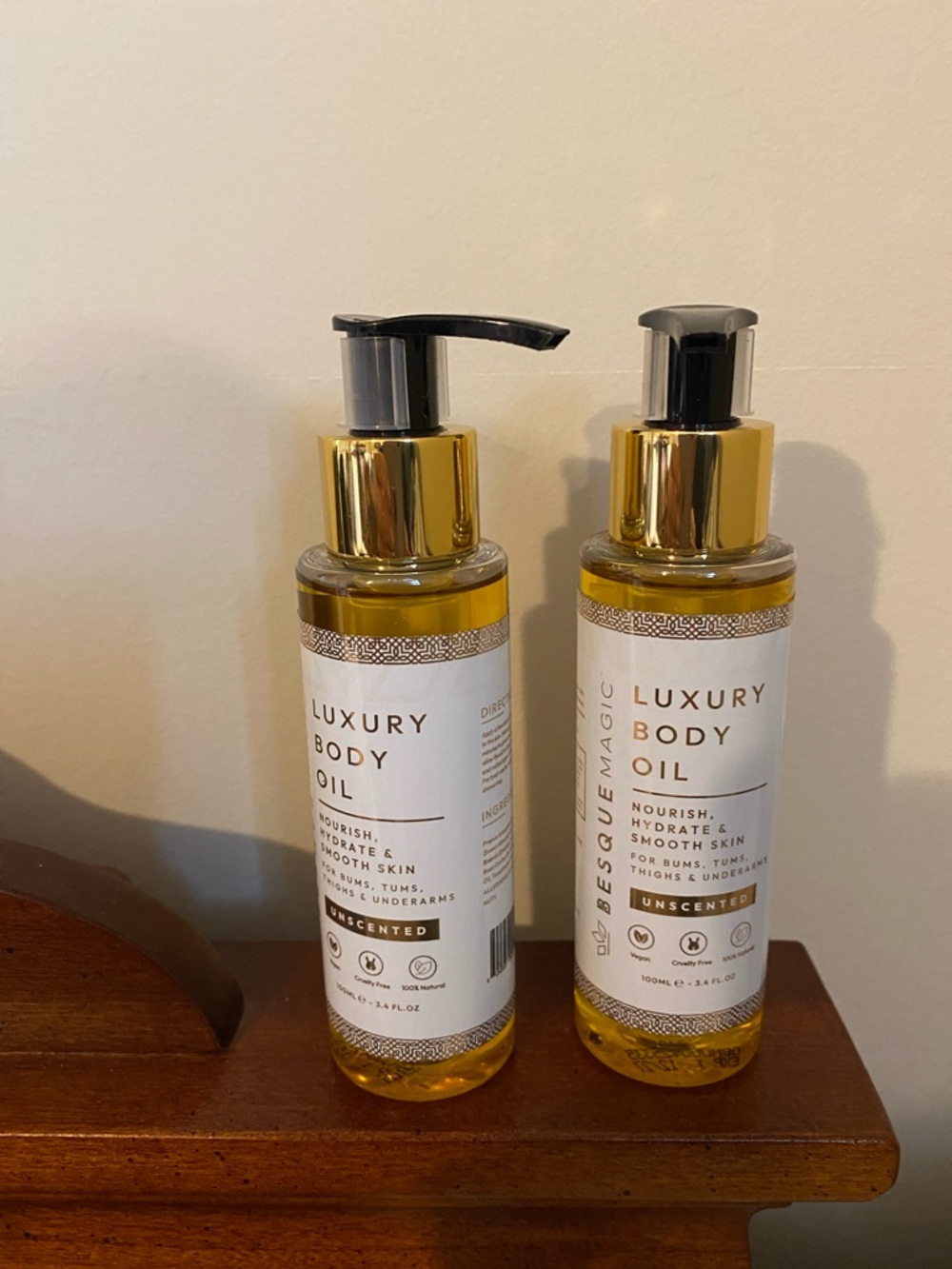 2 Besque Magic Luxury Body Oil, Unscented 100ml (3.4Fl oz.) NEW. - Picture 3 of 7